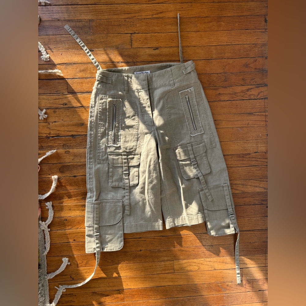 Acne Studios Long Cargo Shorts
